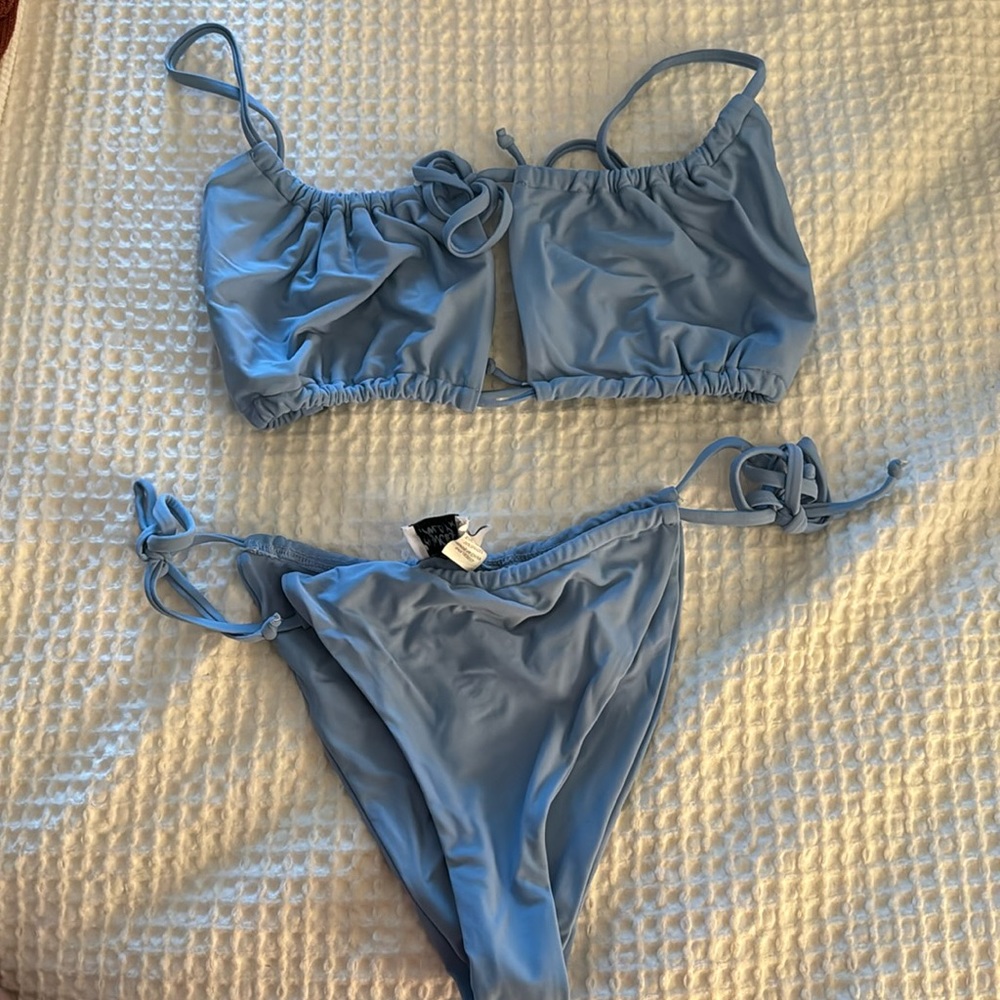 Princess Polly Baby Blue Bikini | Size 12